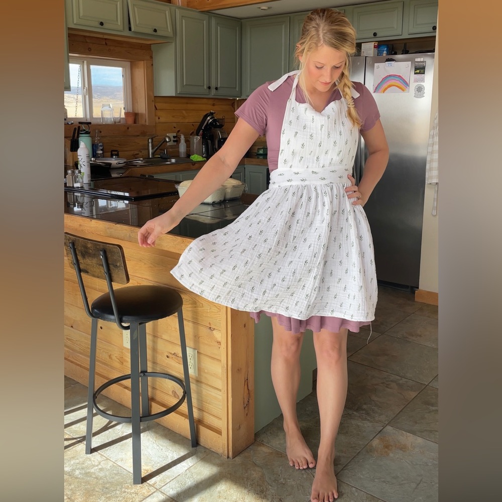 Muslin apron. Size S-L